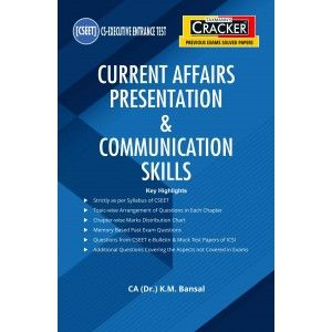 Cracker On Current Affairs Presentation & Communication Skills For CS Executive Entrance Test (CSEET) December 2021 Exam