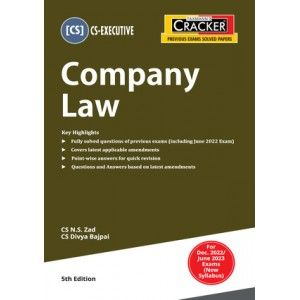 Cracker On Company Law For CS Executive December 2022 Exam [New Syllabus]