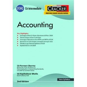 Cracker On Accounting For CA Inter May 2021 Exam [New Syllabus]