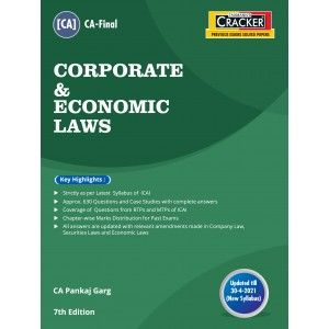 Corporate & Economic Laws Cracker For CA Final November 2021 Exam [New Syllabus]