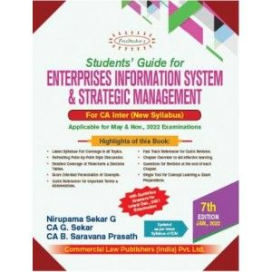 Enterprises Information Systems & Strategic Management including MCQs For CA Inter May 2022 Exam [New Syllabus]