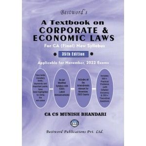 Textbook On Corporate & Economic Laws For CA Final November 2022 Exam