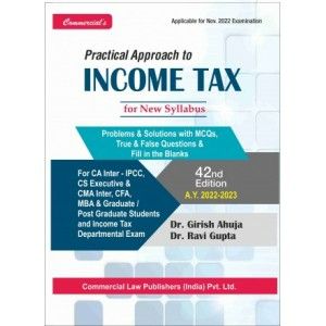 सीए इंटर [IPCC] नोव्हेंबर 2022 परीक्षेसाठी प्राप्तिकराचा व्यावहारिक दृष्टीकोन [नवीन अभ्यासक्रम]