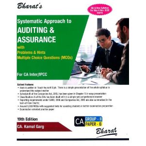 Systematic Approach To Auditing & Assurance With Problems & Hints, MCQs For CA Inter/IPCC 19th Edition