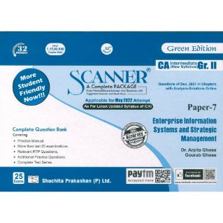 Enterprise Information Systems And Strategic Management Scanner For CA Inter Gr. II Paper 7 May 2022 Exam [New Syllabus]
