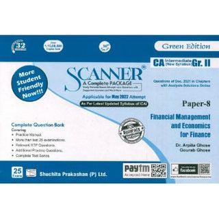 Financial Management And Economics For Finance Solved Scanner For CA Inter Gr.II Paper 8 May 2022 Exam [New Syllabus]