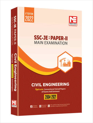 SSC-JE पेपर-II मुख्य परीक्षा स्थापत्य अभियांत्रिकी विषयानुसार पारंपारिक सोडवलेले पेपर