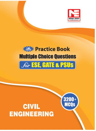 स्थापत्य अभियांत्रिकी सराव पुस्तक ESE, GATE आणि PSU 3200+ MCQ साठी एकाधिक निवड प्रश्न