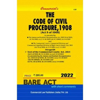 The Code Of Civil Procedure, 1908 [CPC] Bare Act 2022