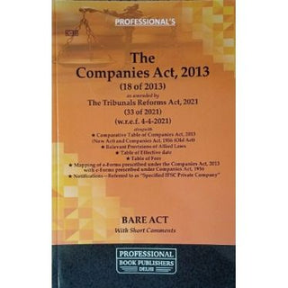 The Companies Act, 2013 Bare Act
