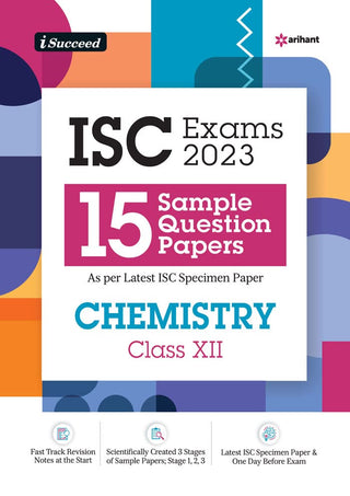 I-यशस्वी ISC परीक्षा 2023 15 प्रश्न नमुना पेपर रसायनशास्त्र बारावी
