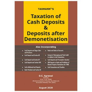 Taxation Of Cash Deposits & Deposits After Demonetisation