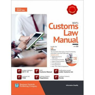 Customs Law Manual With CD