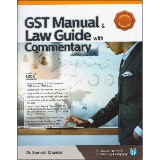 GST Manual & Law Guide With Commentary