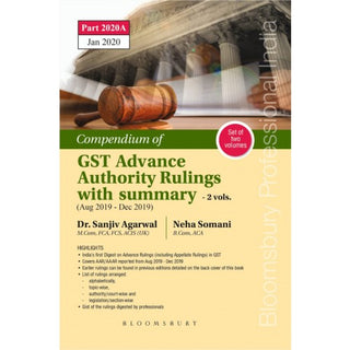 Compendium Of GST Advance Authority Rulings With Summary- 2Vols