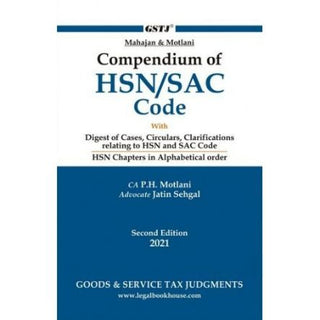 Compendium Of HSN/ SAC Code