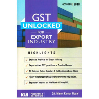GST Unlocked For Export Industry