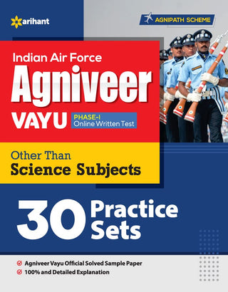 Indian Air Force Agniveer Vayu (Phase-I) Science Subjects 30 Practice Sets