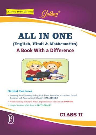 All In One (English, Hindi & Mathematics) A Book With A Difference Class II