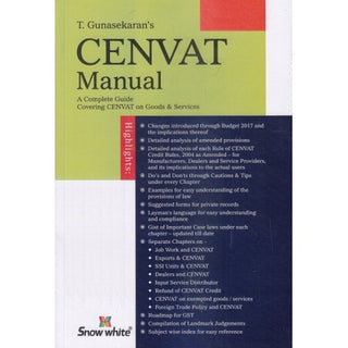 Cenvat Manual