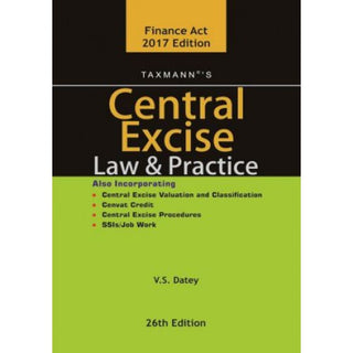 Central Excise Law & Practice (26th Edition)