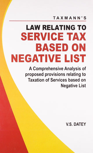 Law Relating To Shrvice Tax Based On Negative List