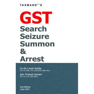 GST शोध, जप्ती आणि अटक