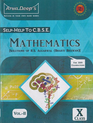 Self Help To CBSE Mathematics Volume II Class X