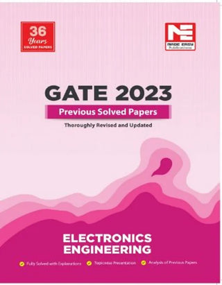 Electronics Engineering (GATE 2023 Previous Solved Papers Thoroughly Revised And Updated )
