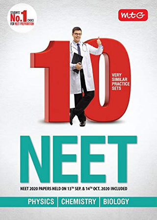10 Very Similar Practice Sets NEET (Physics, Chemistry, Biology)