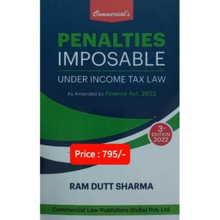 Penalties Imposable Under Income Tax Law 2022, (3rd Edition)