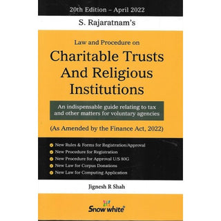 Law & Procedure On Charitable Trusts & Religious Institutions