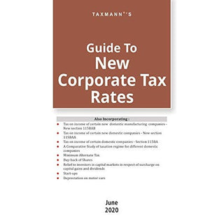 Guide To New Corporate Tax Rates As Amended by Finance Act 2020