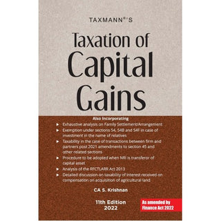 Taxation Of Capital Gains (11th Edition) 2022
