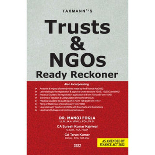 Trusts And NGOs Ready Reckoner 2022