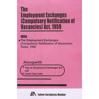 Bare Act On Employment Exchanges (Compulsory Notification Of Vacancies) Act, 1959