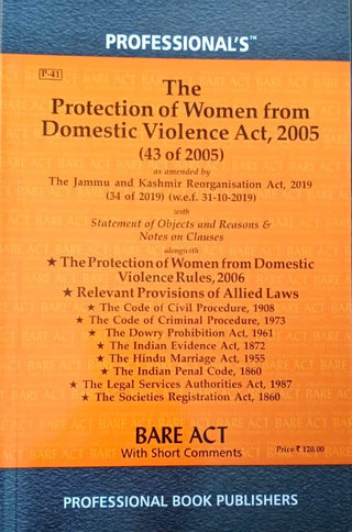 The Protection Of Women From Domestic Violence Act, 2005 Bare Act 2023