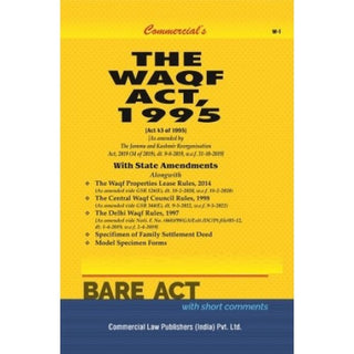 The WAQF ACT, 1995 Bare Act 2022