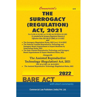 The Surrogacy (Regulation) Act, 2021 Bare Act 2023