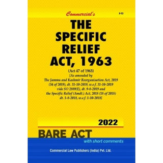 The Specific Relief Act, 1963 Bare Act 2022