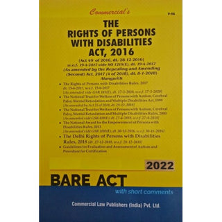 The Rights Of Persons With Disabilities Act, 2016 Bare Act 2022