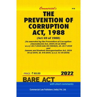 The Prevention Of Corruption Act, 1988 Bare Act 2022