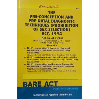 The Pre-Conception & Pre-Natal Diagnostic Techniques (Prohibition Of Sex Selection) Act 1994