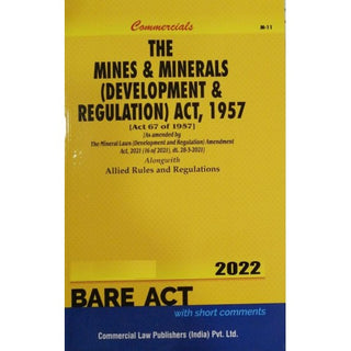The Mines And Minerals (Development And Regulation) Act, 1957 Bare Act 2022
