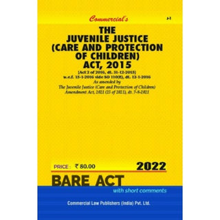 The Juvenile Justice (Care And Protection Of Children) Act, 2015 Bare Act 2022