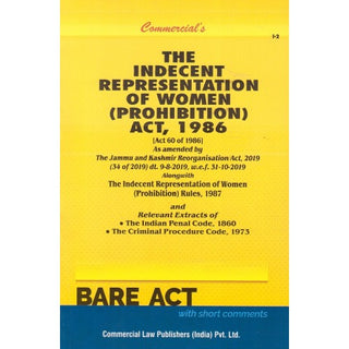 The Indecent Representation Of Women (Prohibition) Act, 1986 Bare Act