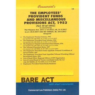 The Employees Provident Funds And Miscellaneous Provisions Act, 1952 [EPF] Bare Act