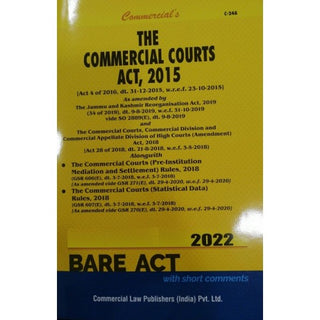 The Commercial Courts Act, 2015 Bare Act 2022