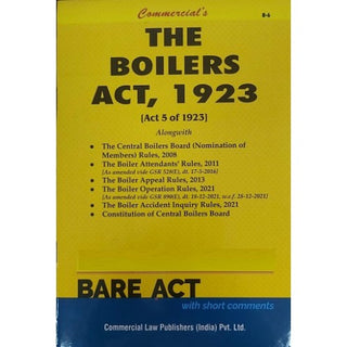 The Boilers Act, 1923 Bare Act 2023