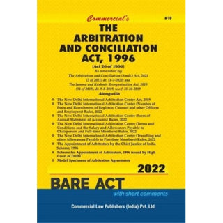 The Arbitration And Conciliation Act, 1996 Bare Act 2022